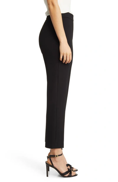 Shop Hugo Boss Tilunara Slim Fit Ponte Knit Pants In Black