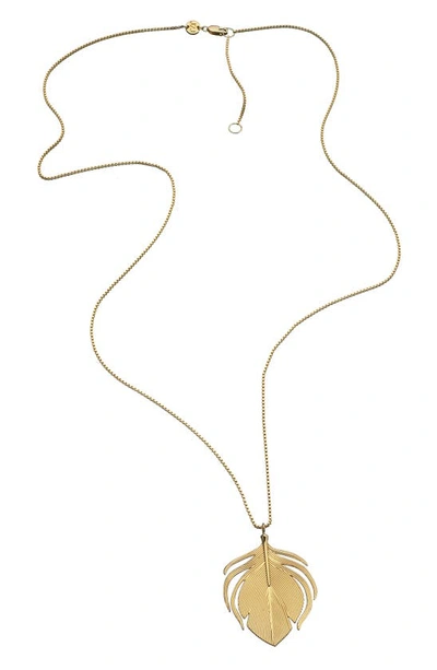 Shop Jennifer Zeuner Lena Necklace In Yellow Gold Plated