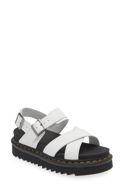 Shop Dr. Martens' Voss Ii Strappy Platform Sandal In White