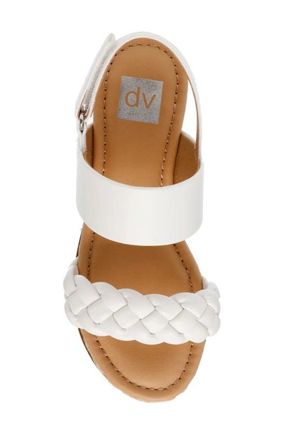 Shop Dolce Vita Venti Water Resistant Platform Sandal In White