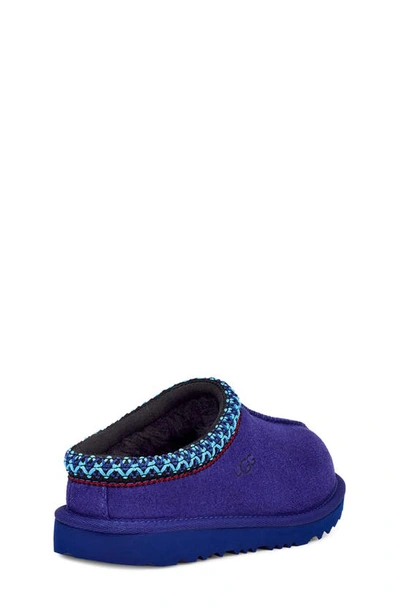 Shop Ugg Kids' K-tasman Ii Embroidered Slipper In Naval Blue