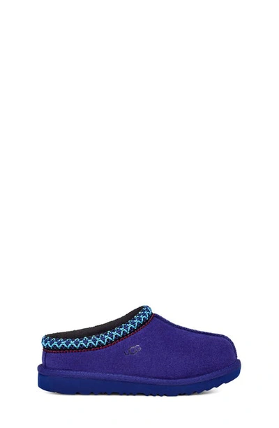Shop Ugg Kids' K-tasman Ii Embroidered Slipper In Naval Blue