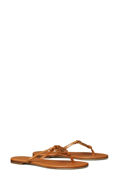 Shop Tory Burch Miller Knotted Sandal In Bourbon Miele