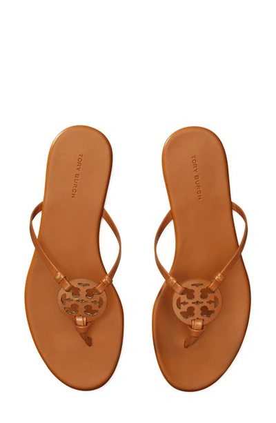 Shop Tory Burch Miller Knotted Sandal In Bourbon Miele