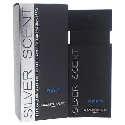 Shop Jacques Bogart M-5196 3.4 oz Silver Scent Deep Edt Spray For Men In Black