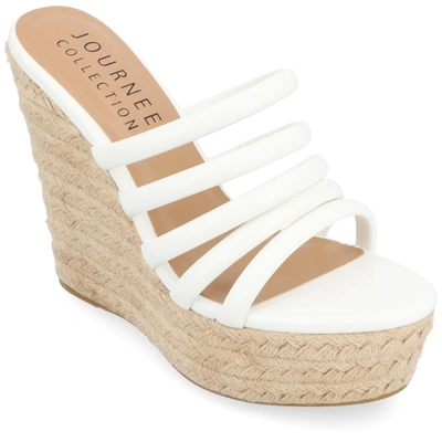 Shop Journee Collection Collection Women's Tru Comfort Foam Cynthie Sandals In White