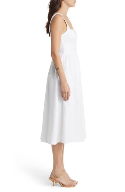 Shop Reformation Tagliatelle Corset Dress In White
