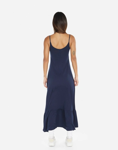 Lauren Moshi Beatrix Cracked Lightning Bolt In Navy