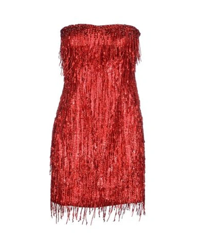 Jenny Packham Evening Dress In Red