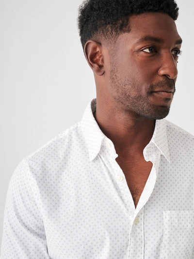Faherty Short Sleeve Movement Pique Polo In White