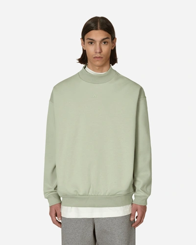 Shop Adidas Originals Basketball Crewneck Sweatshirt In Green