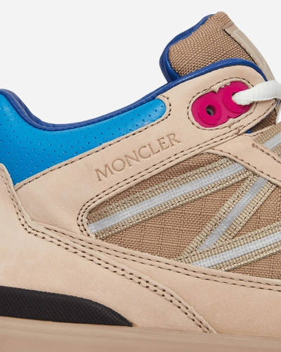 Shop Moncler Pivot Mid Sneakers Beige In Grey
