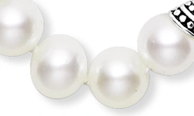 Lagos Luna Split Freshwater Pearl Chain Necklace In Gold