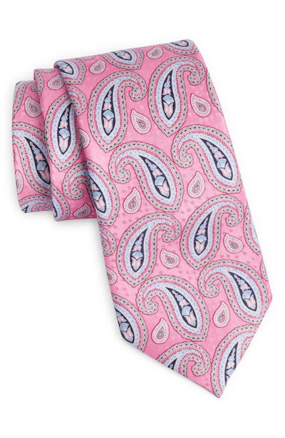 Shop Nordstrom Paisley Silk Tie In Pink