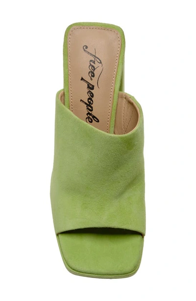 Shop Free People Margo Platform Sandal In Green Apple