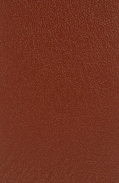Shop Open Edit Jane Wishbone Leather Belt In Rust Argan Oil