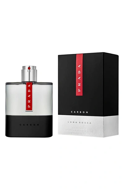 Prada Luna Rossa Carbon Eau De Toilette Spray, 3.4 oz In Black