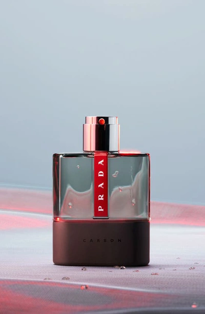 Prada Luna Rossa Carbon Eau De Toilette Spray, 3.4 oz In Black