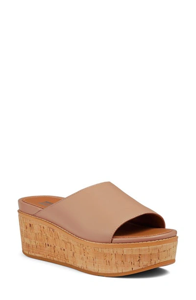 Shop Fitflop Eloise Wedge Sandal In Beige