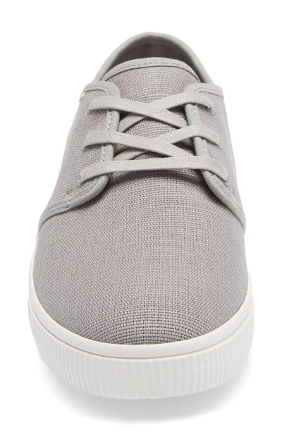 Toms Carlo Low Top Sneaker In Grey