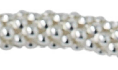 Shop Argento Vivo Sterling Silver Textured Bar Slider Bracelet