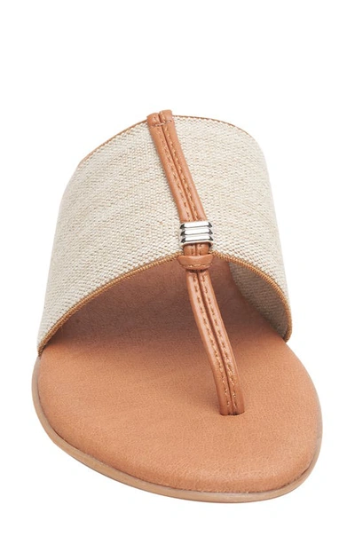 Andre Assous André Assous Nice Featherweights™ Slide Sandal In Beige Linen