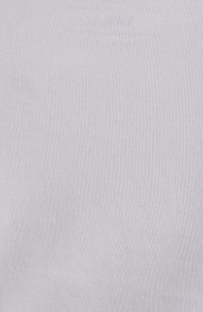 Dickies Maple Valley Long Sleeve Stretch Cotton Crop Logo Tee In White