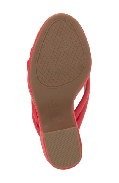 Shop Jessica Simpson Citlali Platform Sandal In Dahlia Red