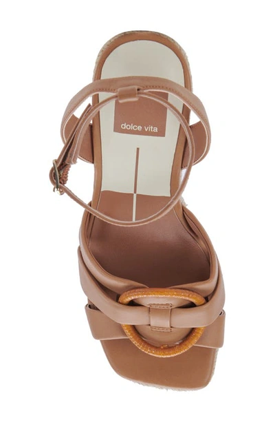 Shop Dolce Vita Maze Espadrille Wedge Sandal In Luggage Stella