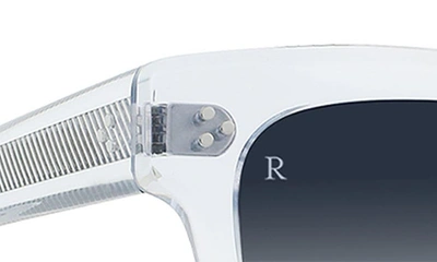 Shop Raen Breya 54mm Square Sunglasses In Swim/ Smoke Gradient