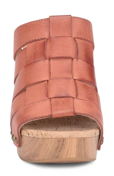Shop Kork-ease Devan Platform Sandal In Orange F/ G