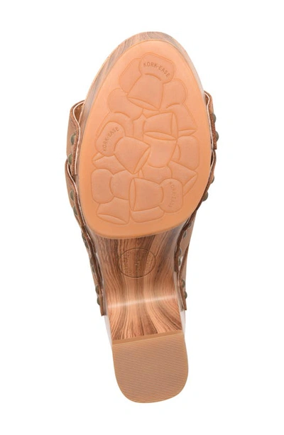 Kork-ease Devan Platform Sandal In Brown