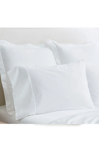 Shop Boll & Branch Set Of 2 Signature Hemmed Pillowcases In White