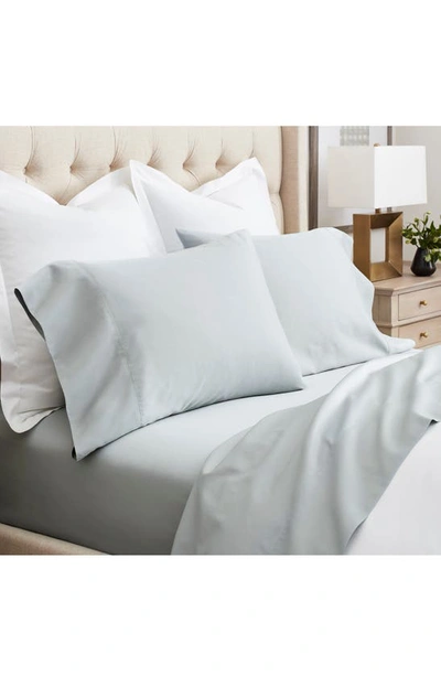 Shop Boll & Branch Set Of 2 Signature Hemmed Pillowcases In Shore