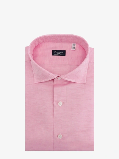 Shop Finamore Shirt In Pink