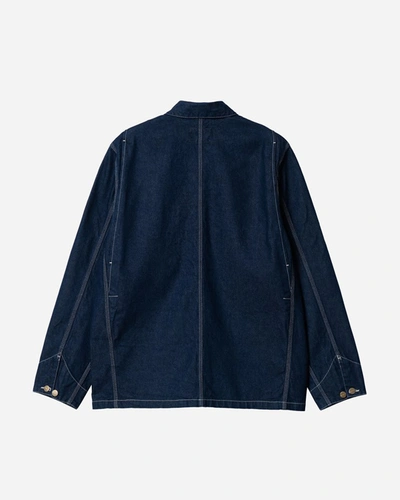 Shop Carhartt Chore Coat In Blue