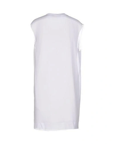 Shop Blk Dnm Short Dress In White
