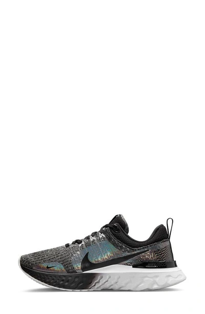 Shop Nike React Infinity Rn Fk 3 Prm Running Shoe In Black/ Black-white