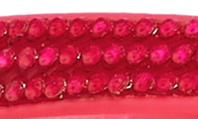 Shop Fitflop Iqushion™ Splash Crystal Flip Flop In Pop Pink
