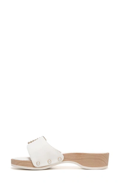 Shop Dr. Scholl's Original Mod Platform Slide Sandal In White