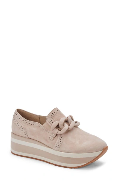 Shop Dolce Vita Jhenee Platform Sneaker In Dune Suede