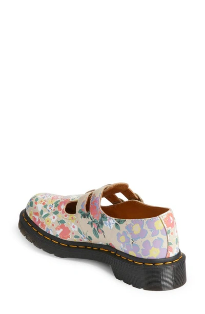 Shop Dr. Martens' 8065 Mary Jane In Beige/ Floral