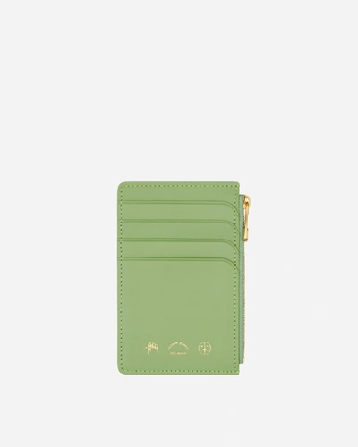 Shop Mister Green Zippered Card Case In Green