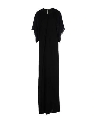 Shop Costume National Long Dress In Black