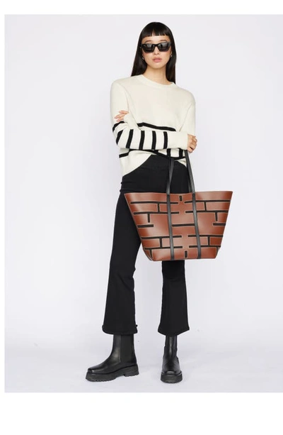 Frame The Jetset High Rise Crop Bootcut Jeans In Sheen Noir In Sheen Noir