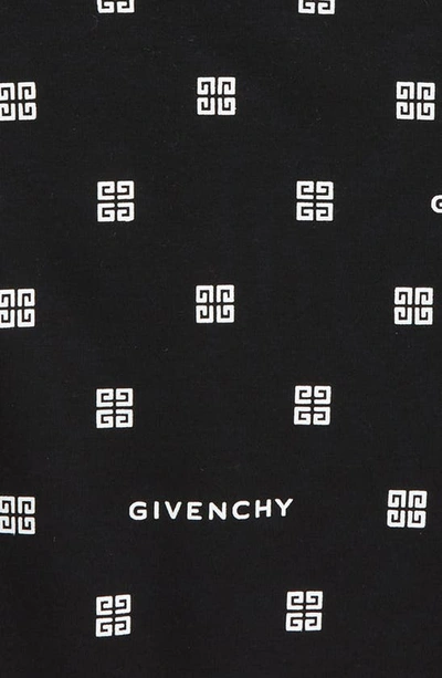 Shop Givenchy Kids' 4g Logo Print T-shirt In 09b-black
