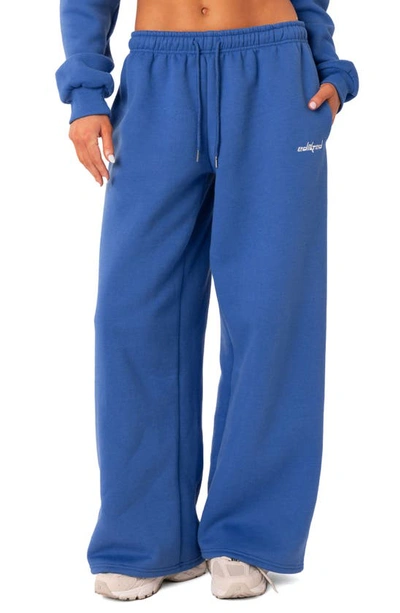 EDIKTED EDIKTED BREANNA LOW RISE WIDE LEG SWEATPANTS 