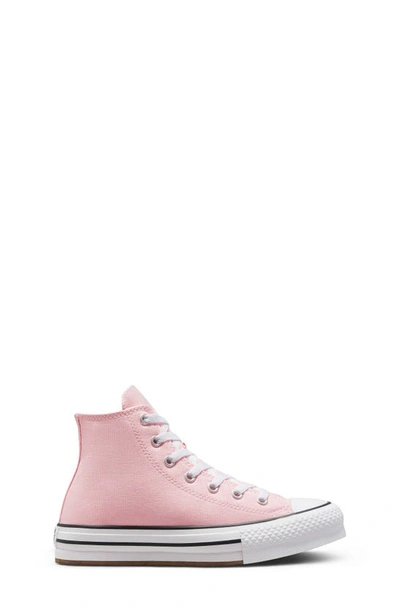 Converse Kids' Chuck Taylor® All Star® Eva Lift High Top Platform Sneaker In Sunrise Pink/ White/ Black