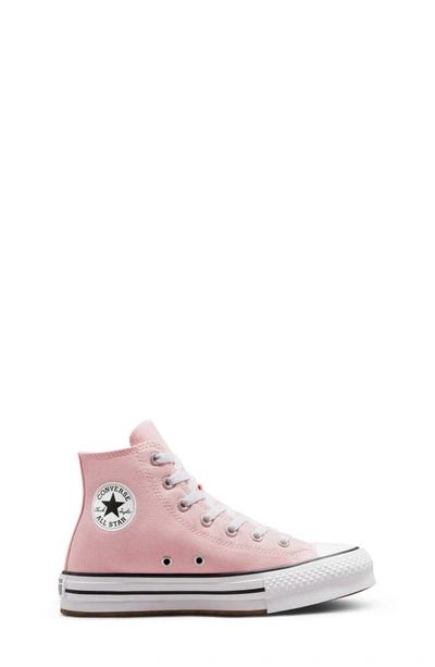 Converse Kids' Chuck Taylor® All Star® Eva Lift High Top Platform Sneaker In Sunrise Pink/ White/ Black