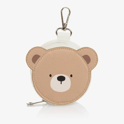 Shop Mayoral Ivory & Beige Bear Dummy Bag (9cm)
